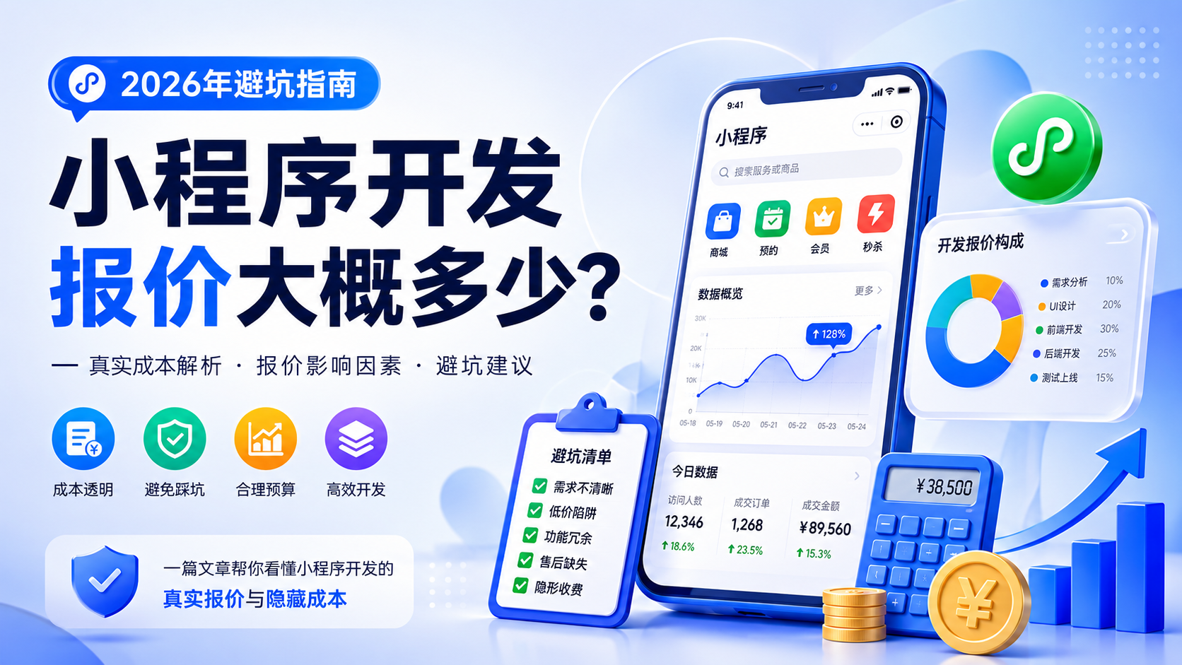 广州小程序开发报价大概多少？2026年避坑指南与真实成本解析