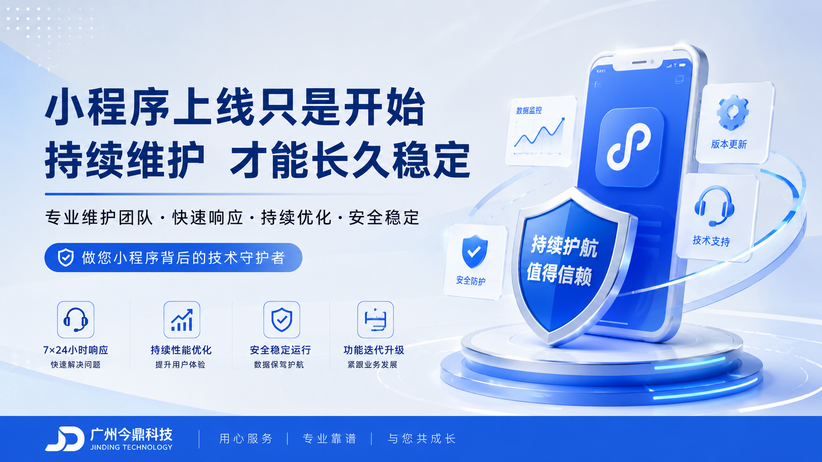 做完小程序后，维护服务管多久？