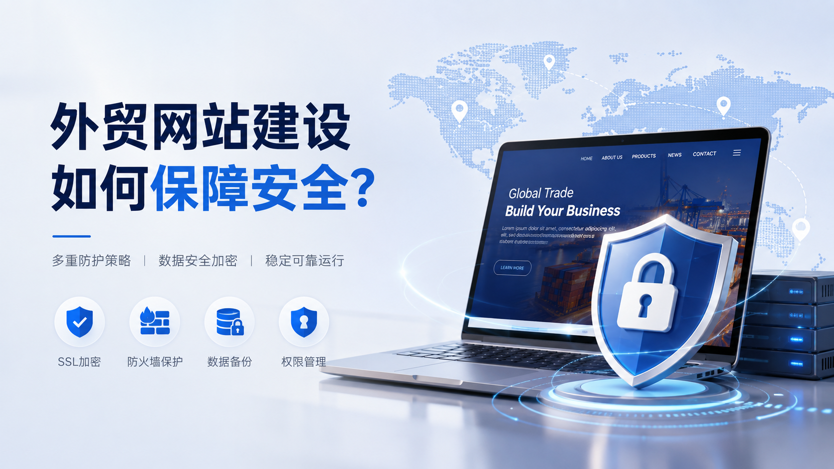 外贸网站建设如何保障安全？